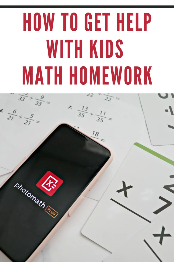 How to get help with kids math homework