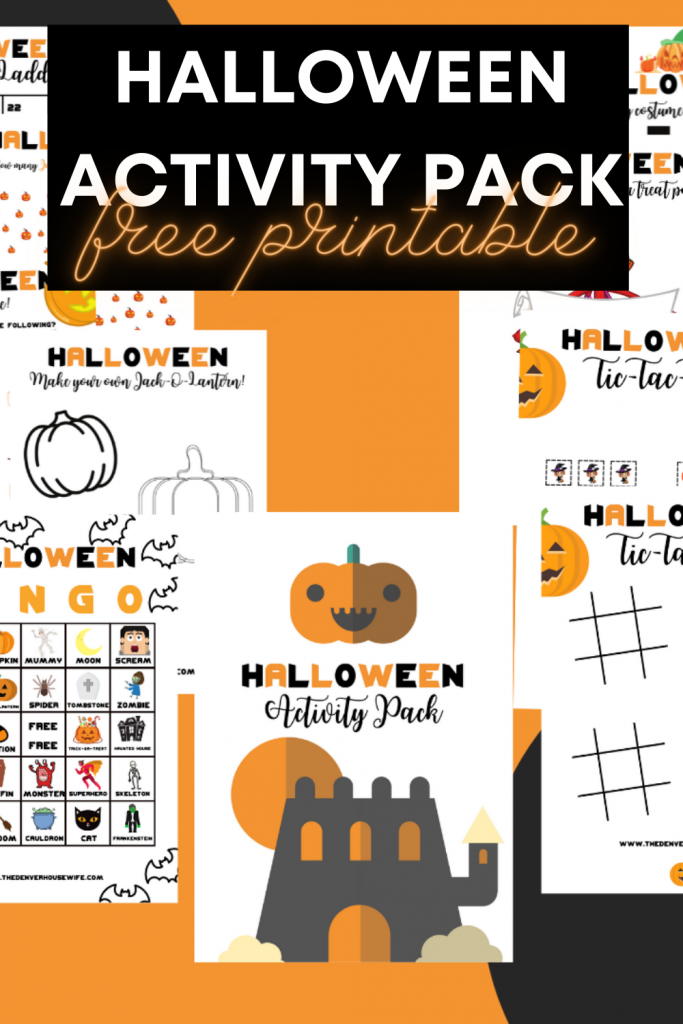 Free Printable Halloween Game for Kids: Roll A Monster