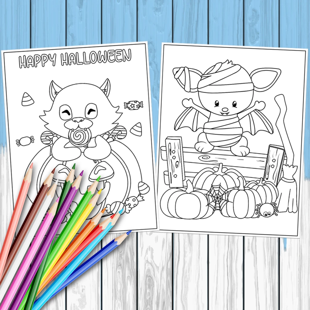 Free Printable Halloween Coloring Pages 