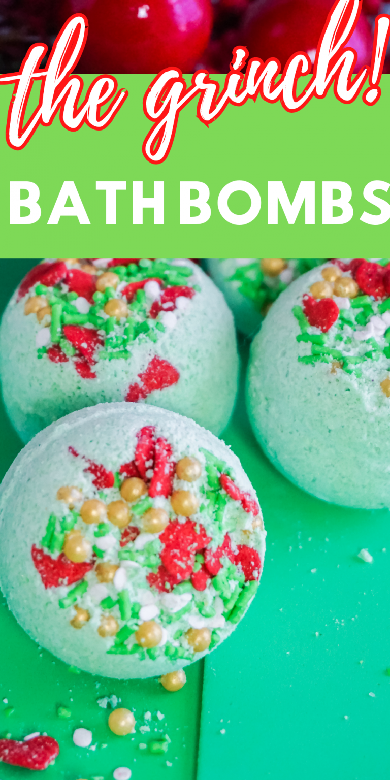 Grinch Inspired Bath Bomb » The Denver Housewife