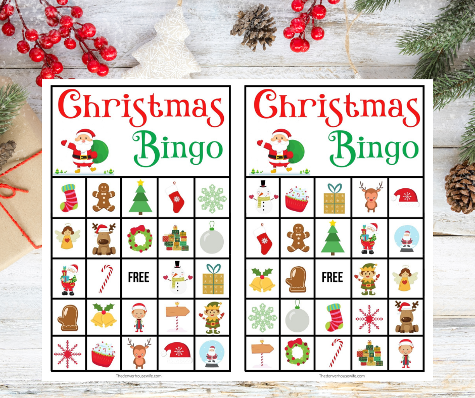 Christmas Bingo Free Printable » The Denver Housewife