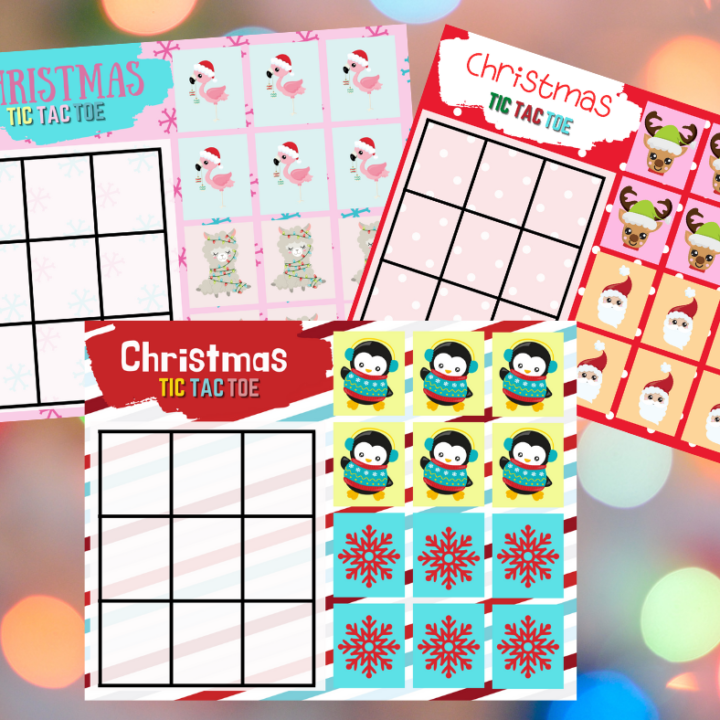 Cute Christmas Tic Tac Toe Game