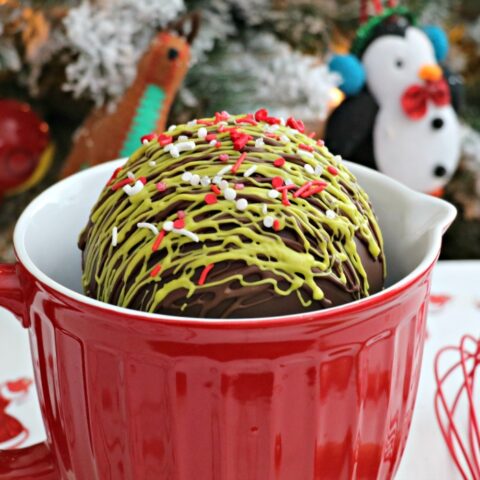 Giant family Size Hot Chocolate Bomb w/ Printable Gift Tag