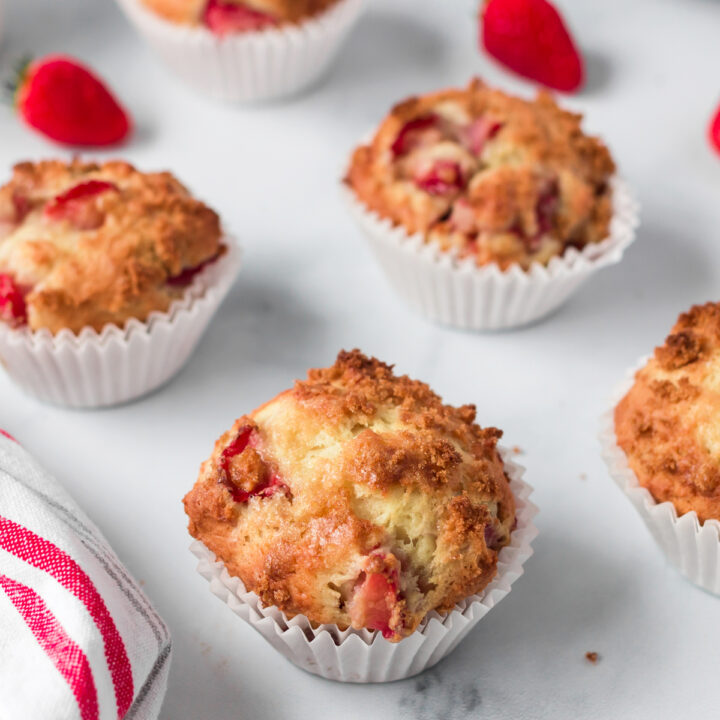 Strawberry Yogurt Muffins