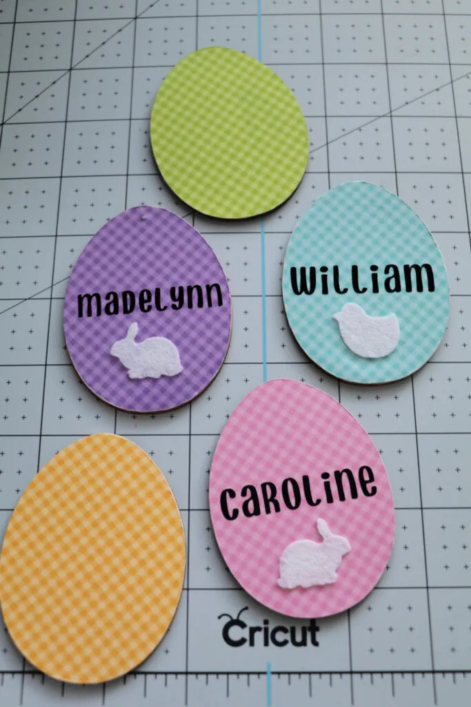 how to make easter name tags