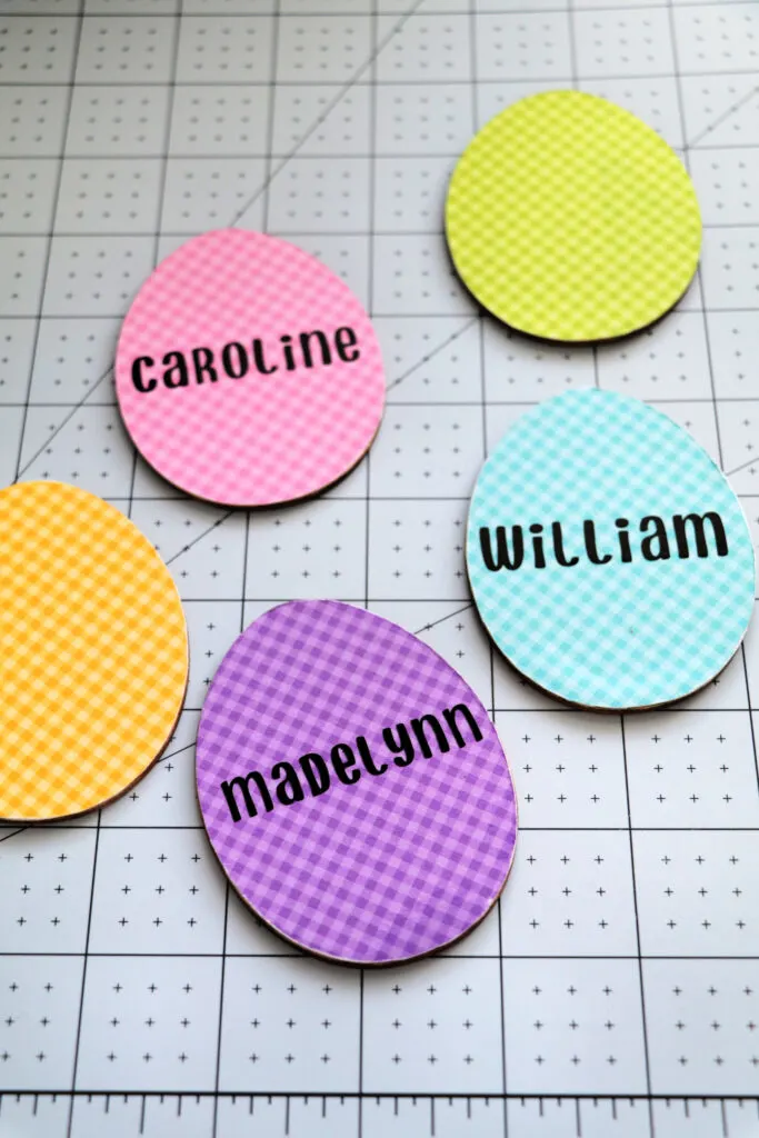 personalized easter basket tags