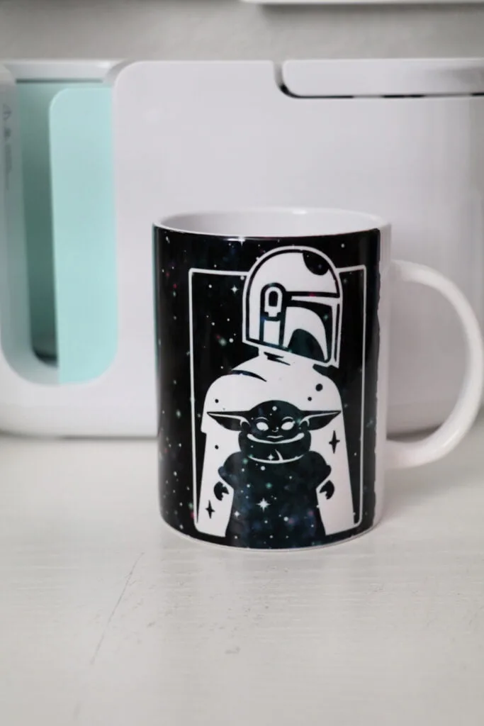 Baby Yoda Mandalorian Cricut Mug