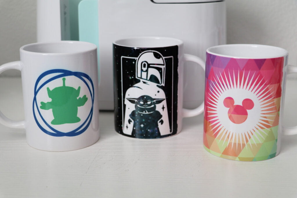 DIY Disney Mugs with Cricut Mug Press - Tastefully Frugal