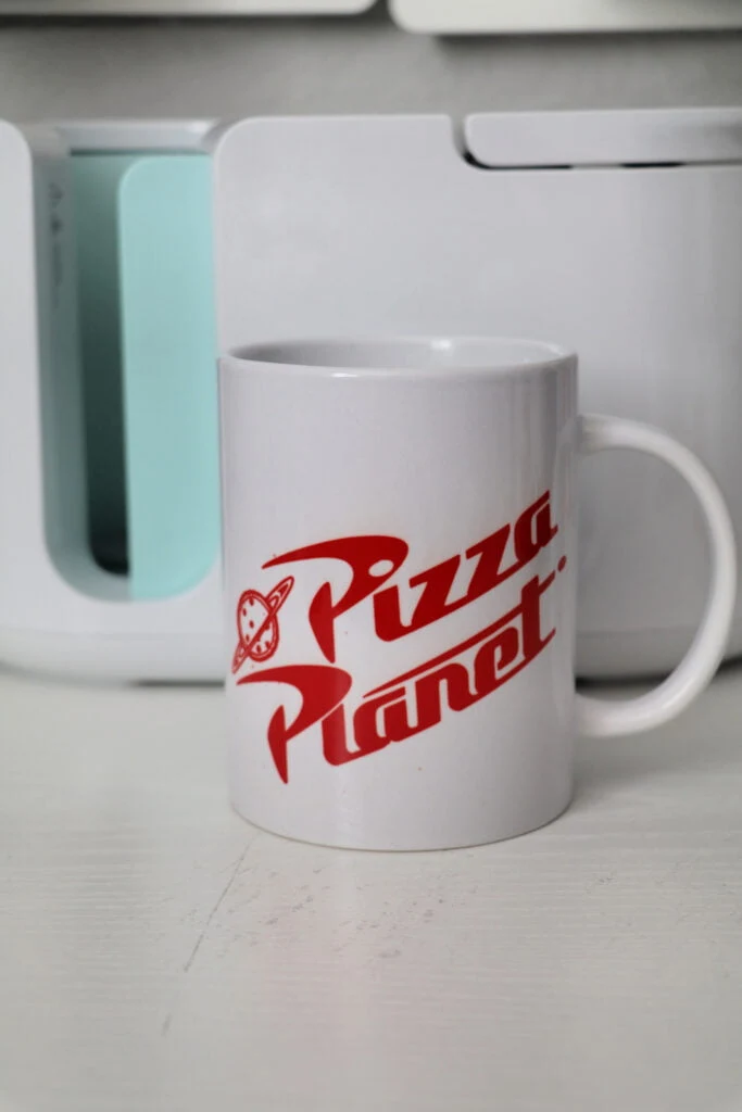 Pizza Planet Cricut Mug