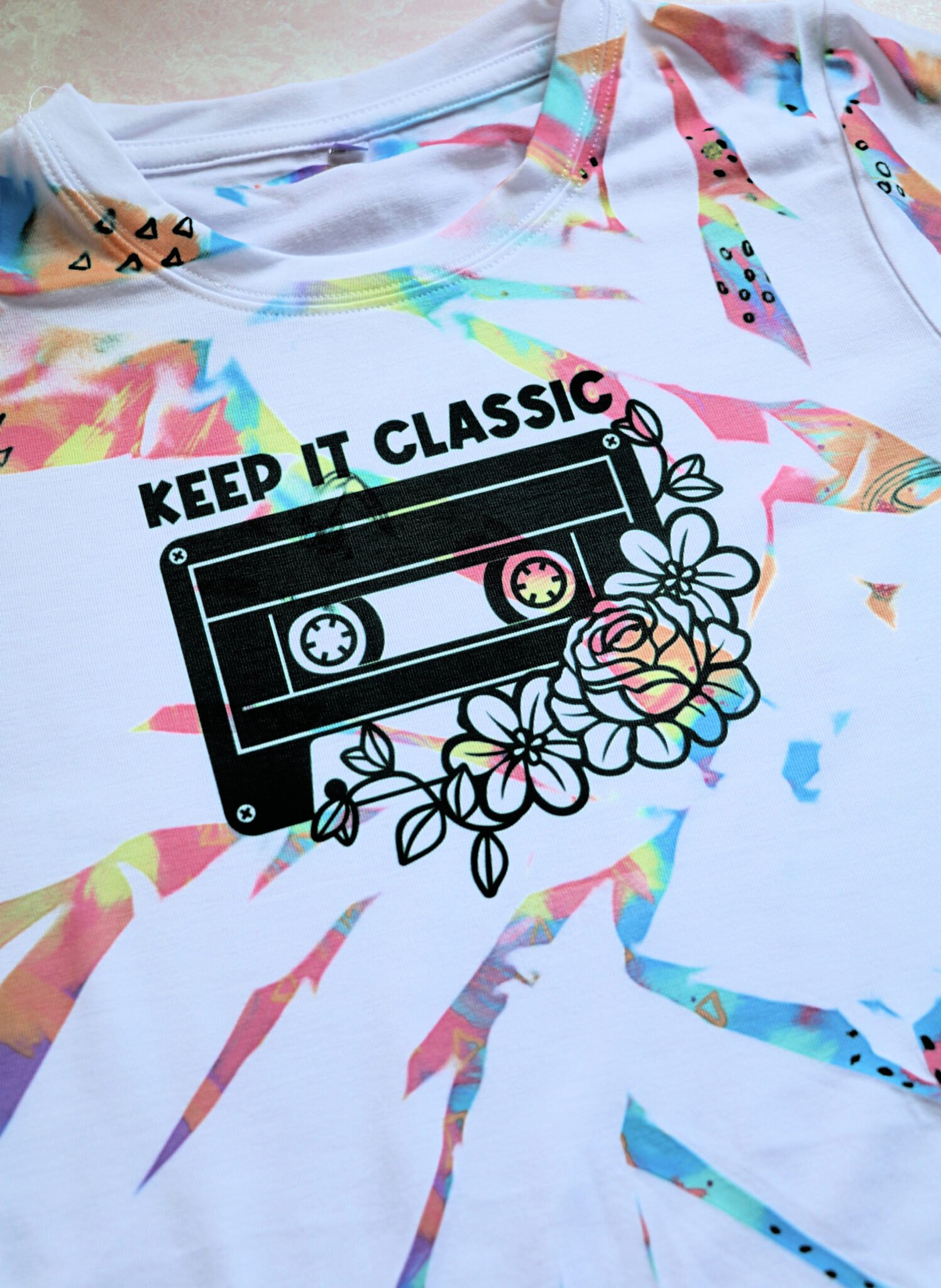 Sublimation TieDye Shirt Tutorial » The Denver Housewife