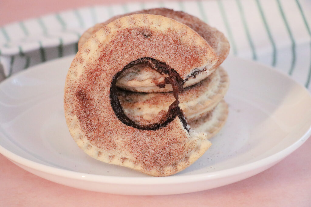 cinnamon sugar nutella uncrustable donut