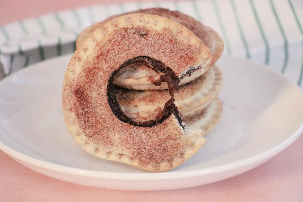 cinnamon sugar nutella uncrustable donut