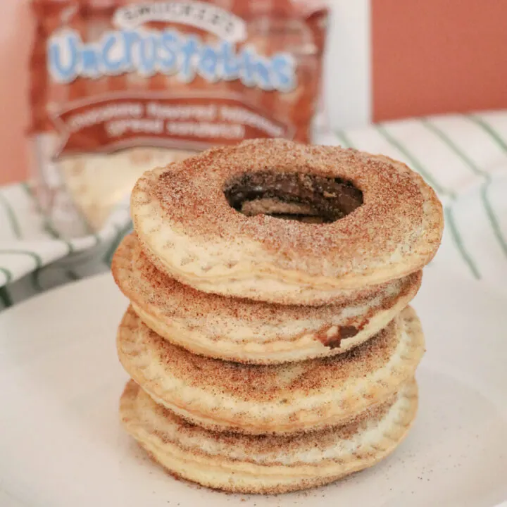 nutella uncrustable air fryer donut