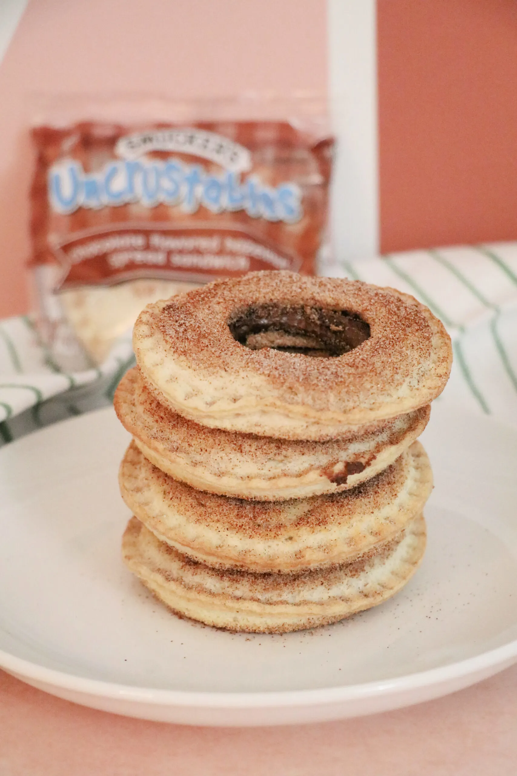 nutella uncrustable air fryer donut