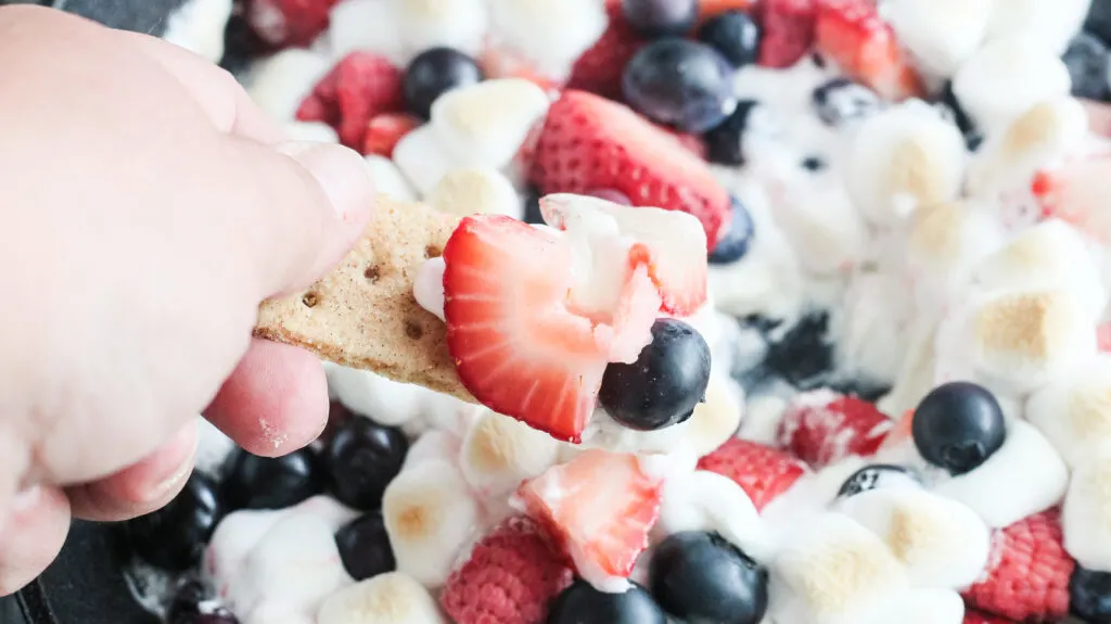 strawberry-blueberry-raspberry-smore-dip