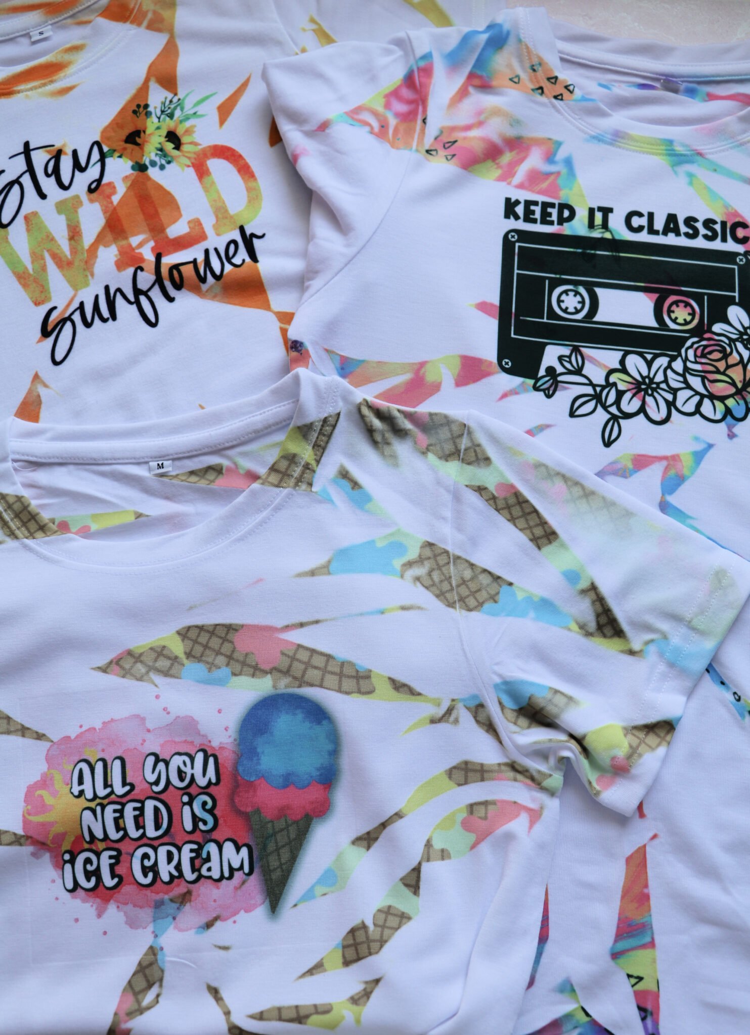 what do you need to make sublimation shirts