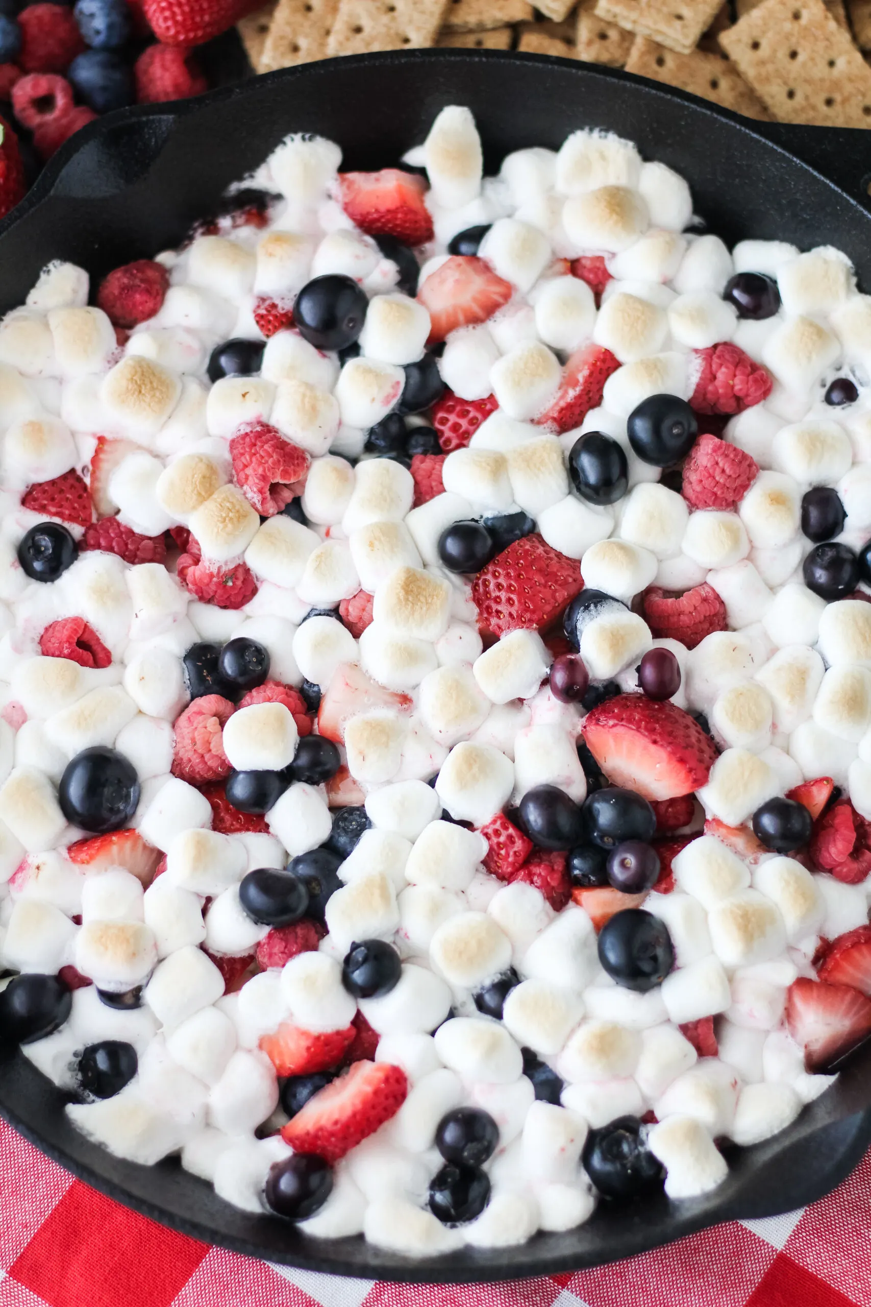 Triple Berry S’more Dip
