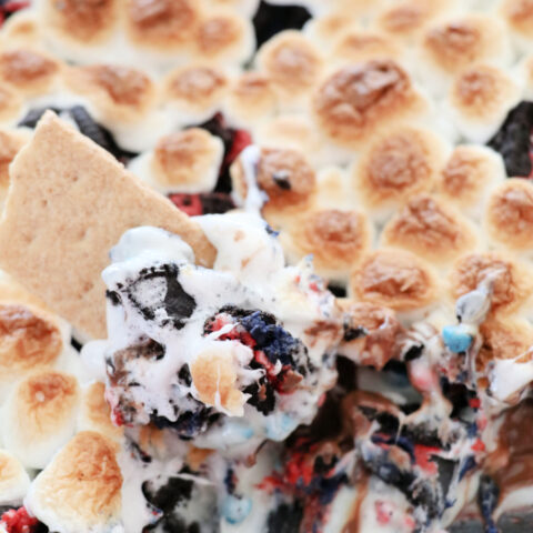 Cookies and Cream Oreo S'mores DIp