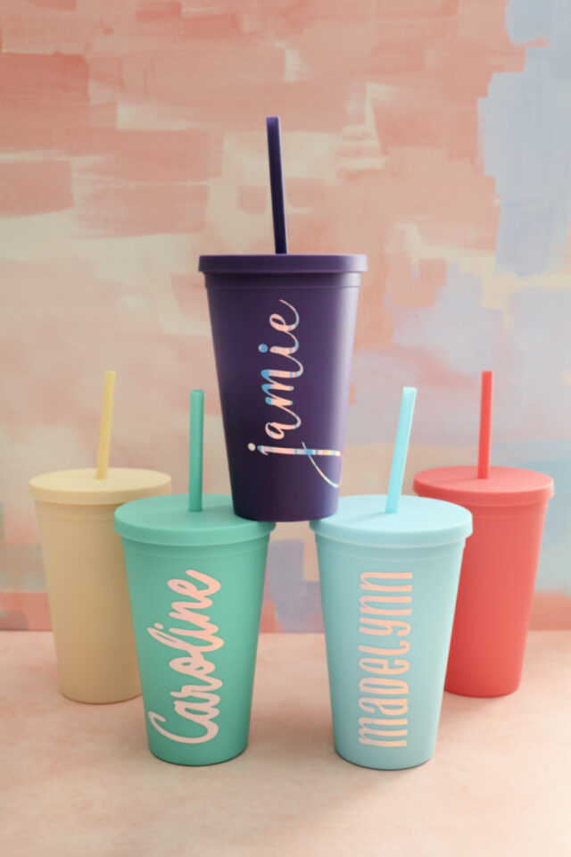 The Easiest Beginner Cricut Project Personalized Tumblers » The Denver