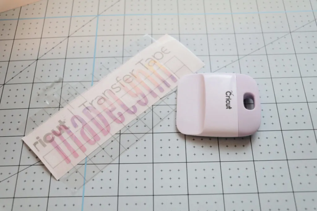 how to use cricut transfer tape