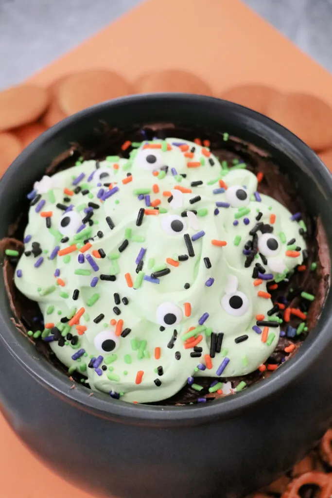 Brownie Batter Halloween Dip