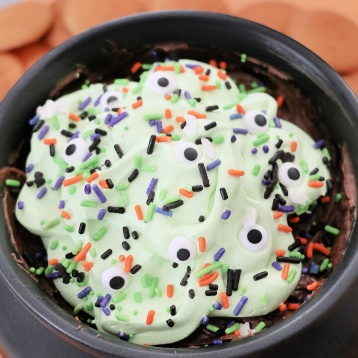 Halloween Brownie Batter Dip