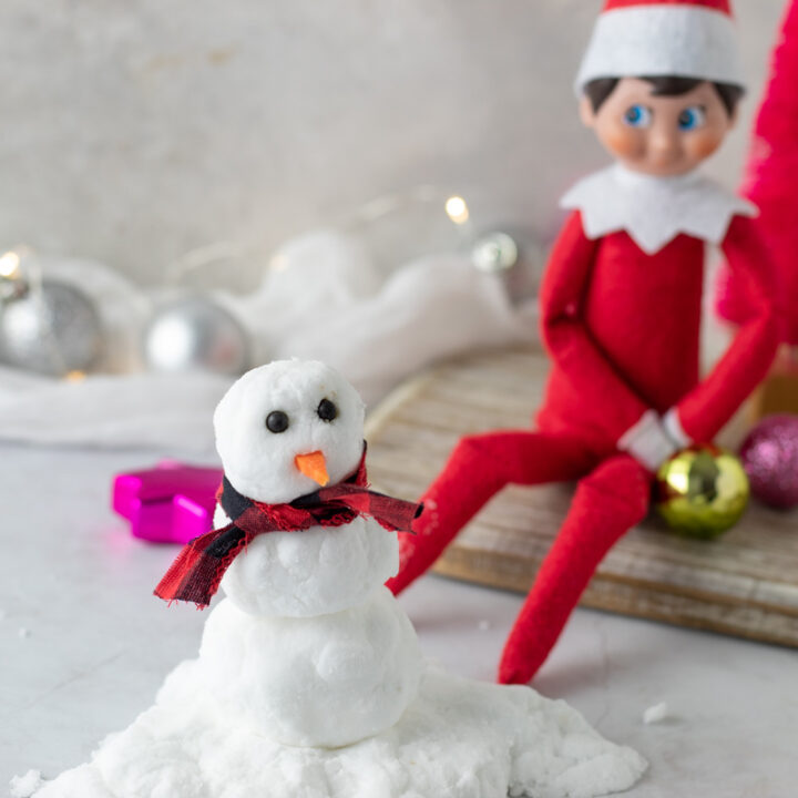 Elf on The Shelf Snow: 2 Ingredient Fake Snow Tutorial