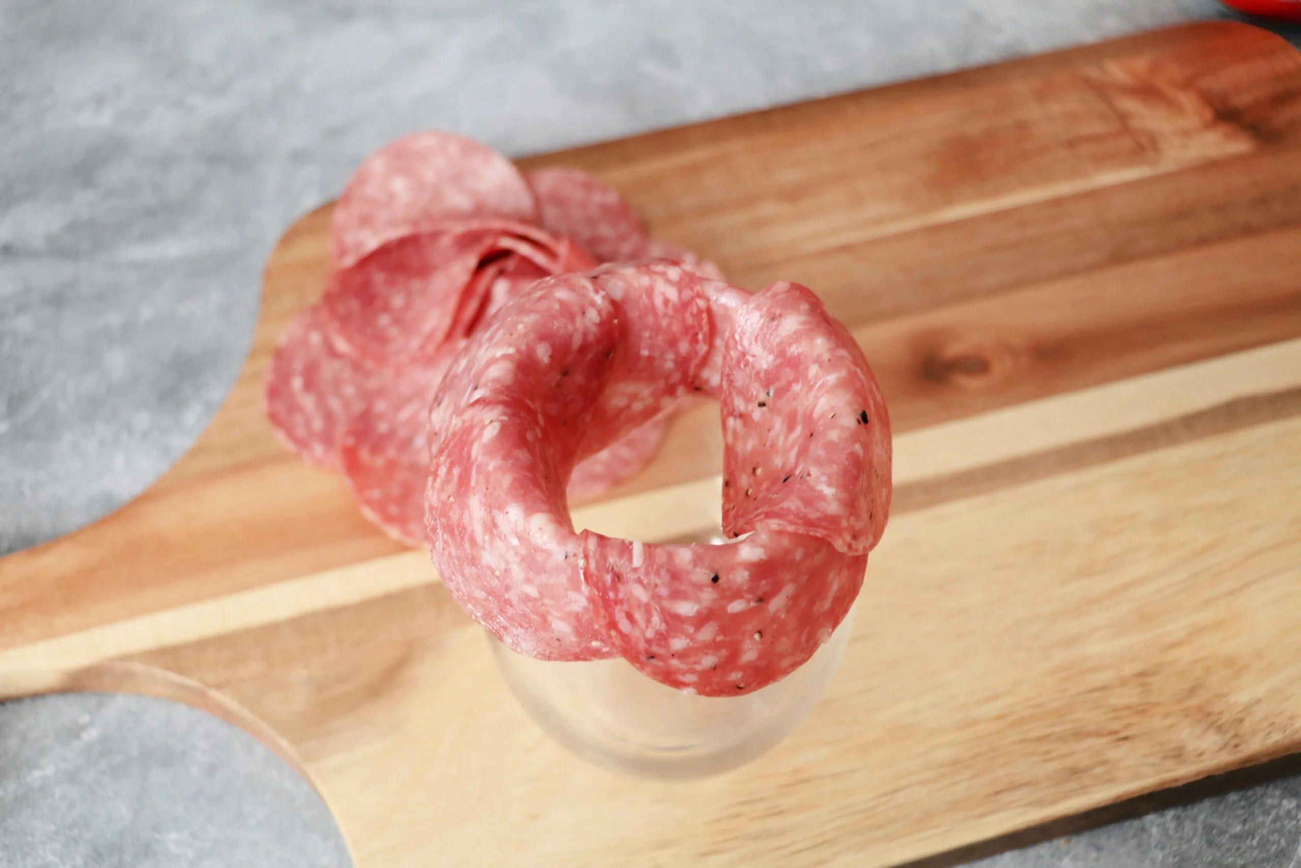 how to make a salami rose