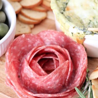 how to make a salami rose