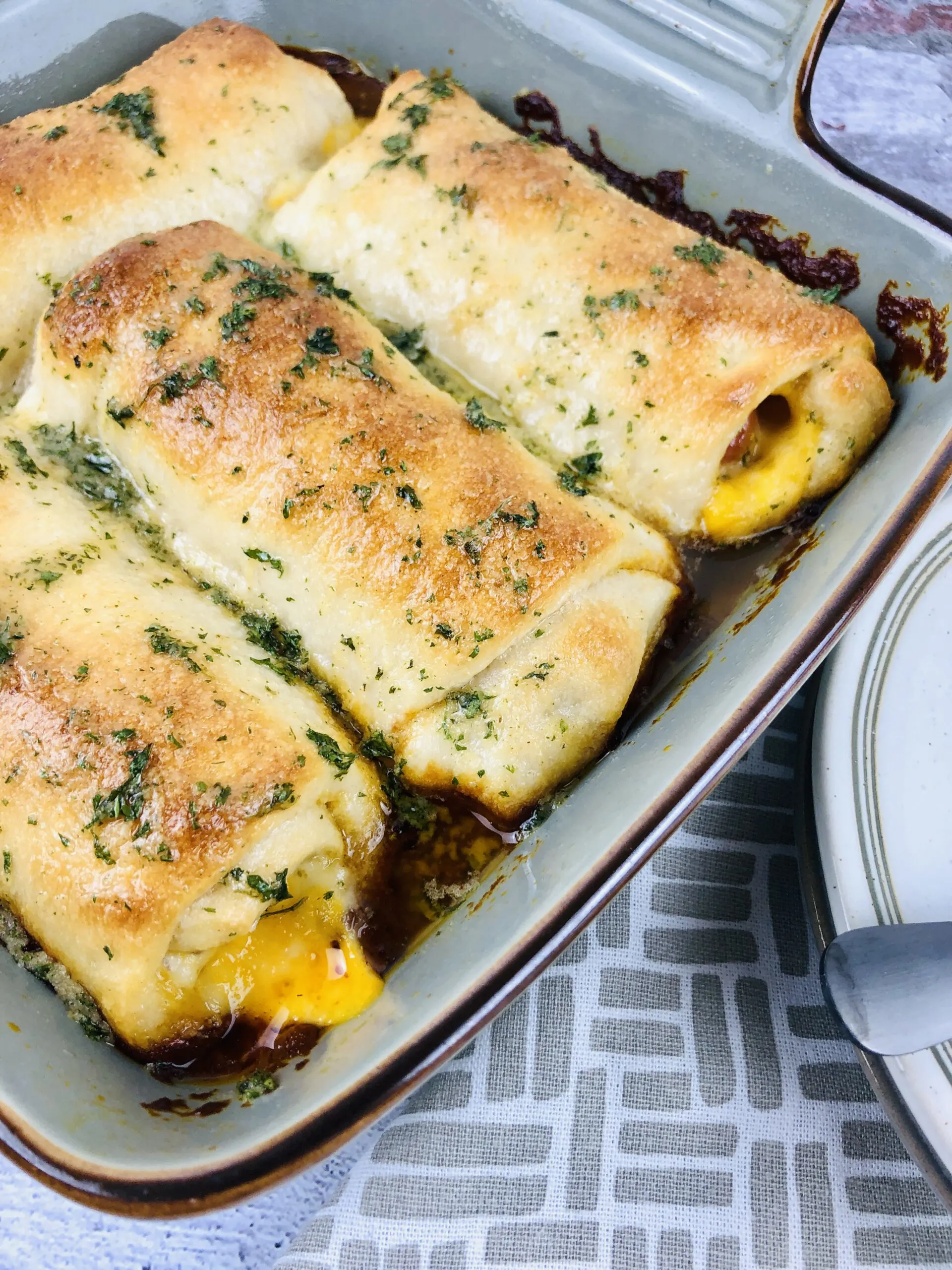 cheese chili dog bake casserole