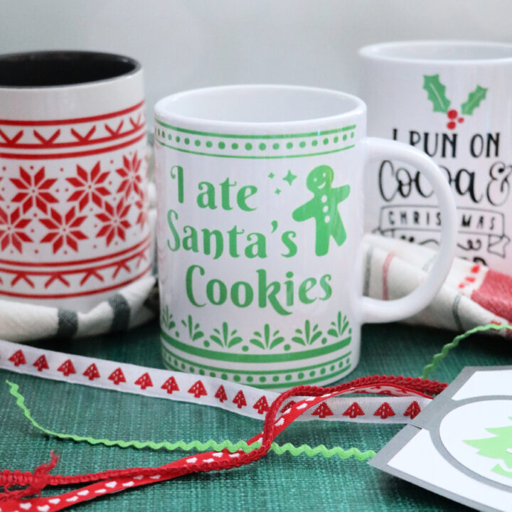 Cricut Christmas Gift Ideas: Cricut Christmas Mugs