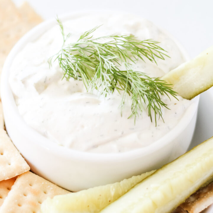 Easy Dill Pickle Dip Recipe