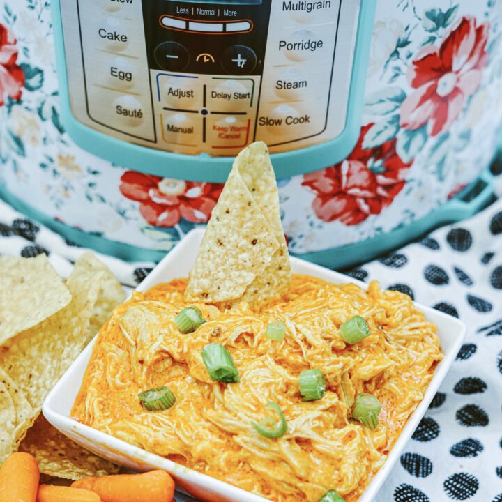 Easy Instant Pot Buffalo Chicken Dip