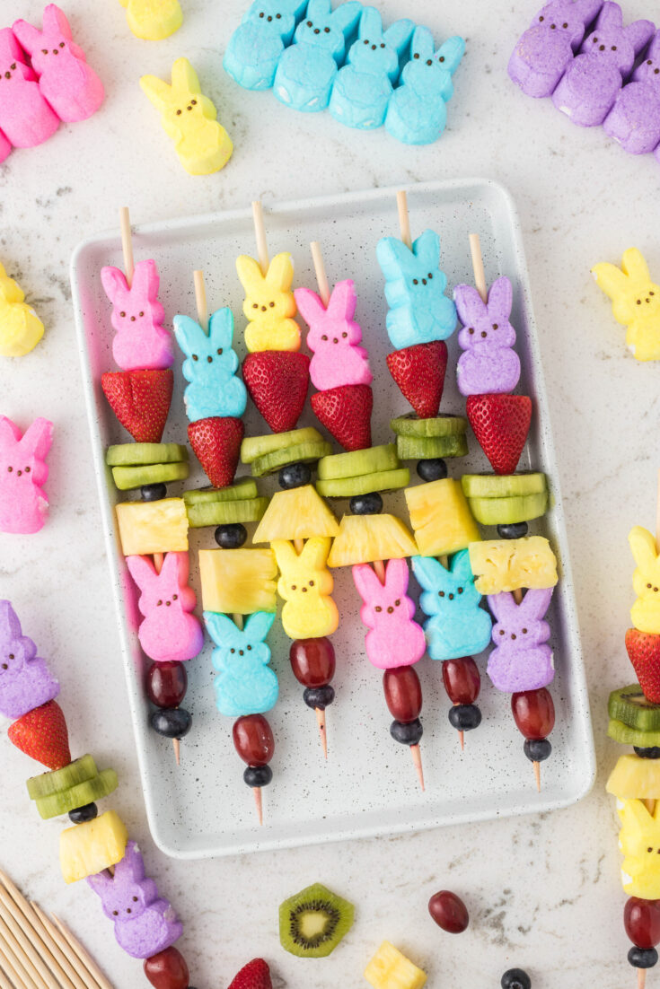 Peeps Fruit Kabobs » The Denver Housewife