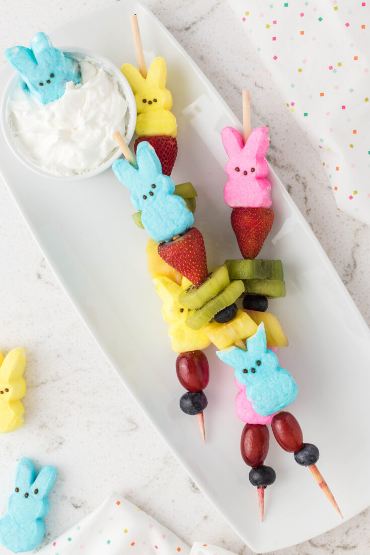Peeps Fruit Kabobs » The Denver Housewife