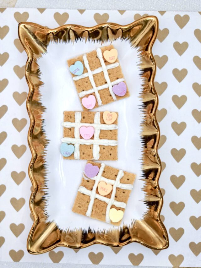 Edible Valentine Tic Tac Toe Game
