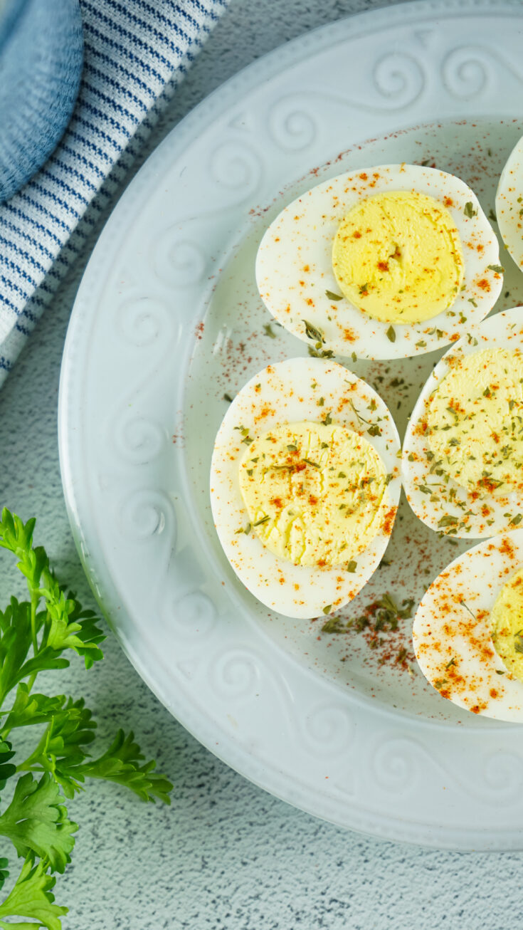 The Easiest Air Fryer Hard Boiled Eggs » The Denver Housewife