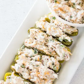 Loaded Chicken Salad Pickle Boats