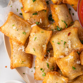 Air Fryer Garlic Parmesan Pizza Rolls