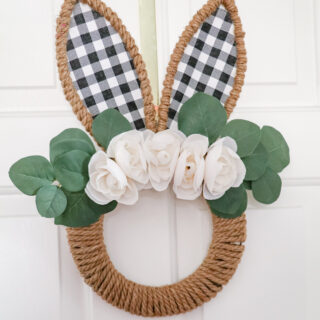 Farmhouse Bunny Wreath