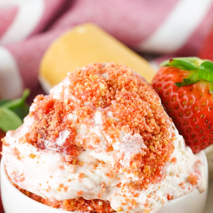 Strawberry Crunch Ice Cream