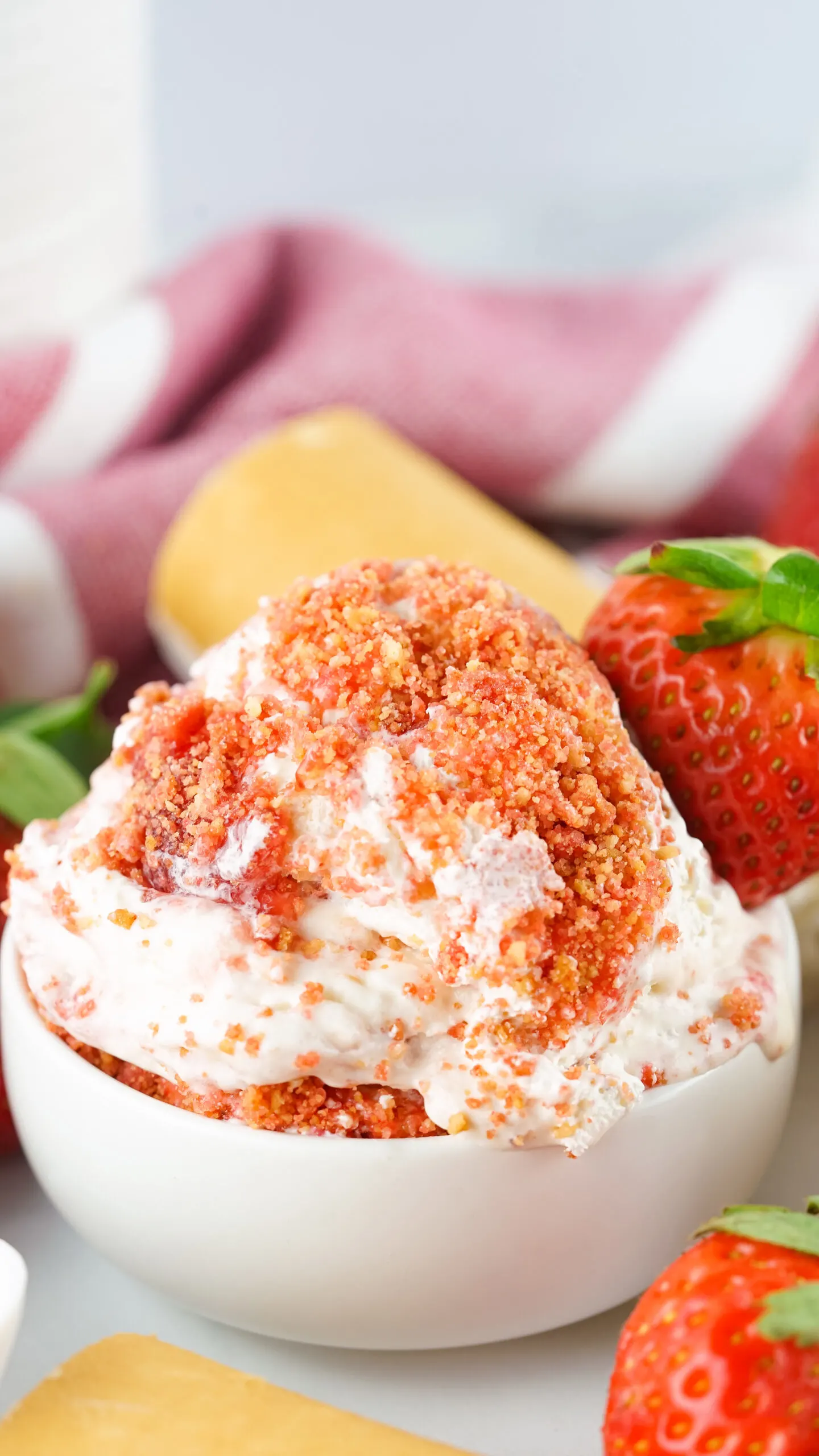 Strawberry Crunch Ice cream Recipe