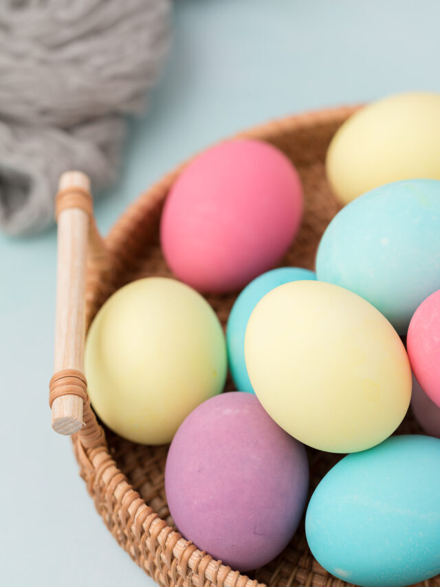 How to Dye Easter Eggs with Food Coloring