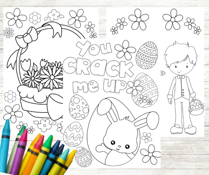 Free Easter Coloring Book Printable! » The Denver Housewife