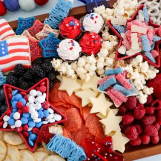 Patriotic Charcuterie Board