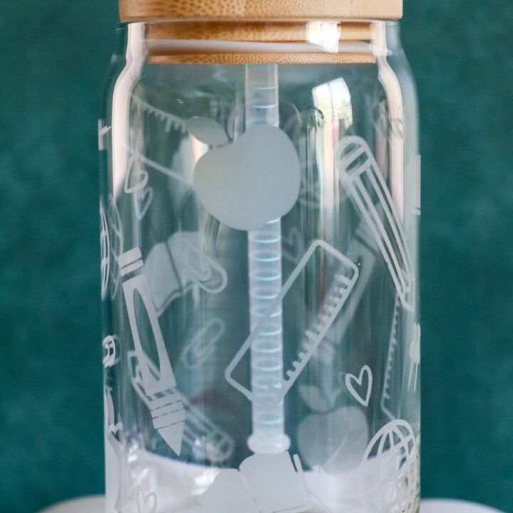 DIY teacher tumbler