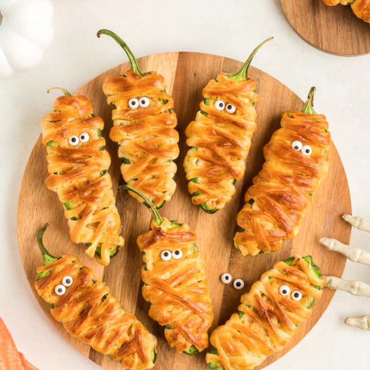 Mummy Jalapeno Poppers