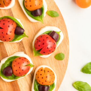 Ladybug Caprese Bites