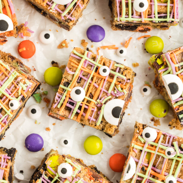 Halloween Cookie Bars