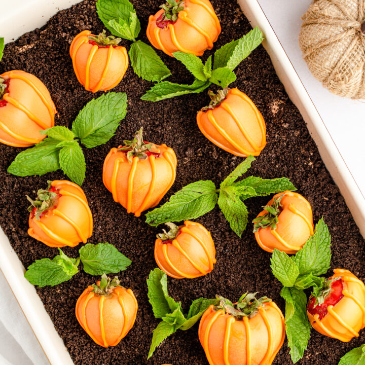 Strawberry Pumpkin Dirty Brownies